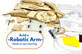 Pathfinders STEM Kit – Hydraulic Robotic Arm | Wooden Building Kit for Kids Ages 8-12 | Mechanical Engineering Toy | Hands-On STEM Project for Boys & Girls Pathfinders