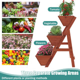 viewcare Raised Garden Bed, 3 Tier Vertical Garden Planter for Indoor & Outdoor, Raised Planter Box with Legs, Garden Planter Box for Flowers/Vegetables/Plants viewcare