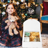 BoShahai 10 PCS Gift Boxes with Lids, 10.6x7.8x3.1 Inch Kraft Paper Gift Box, White with Ribbon, Bridesmaid Proposal Box for Wedding, Packaging, Present, Birthday, Cupcake BoShahai