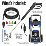 Westinghouse WPX3000e Electric Pressure Washer, 3000 Max PSI and 1.76 Max GPM, Induction Motor, Onboard Soap Tank, Spray Gun and Wand, 5 Nozzle Set, for Cars/Fences/Driveways/Homes/Patios/Furniture Westinghouse