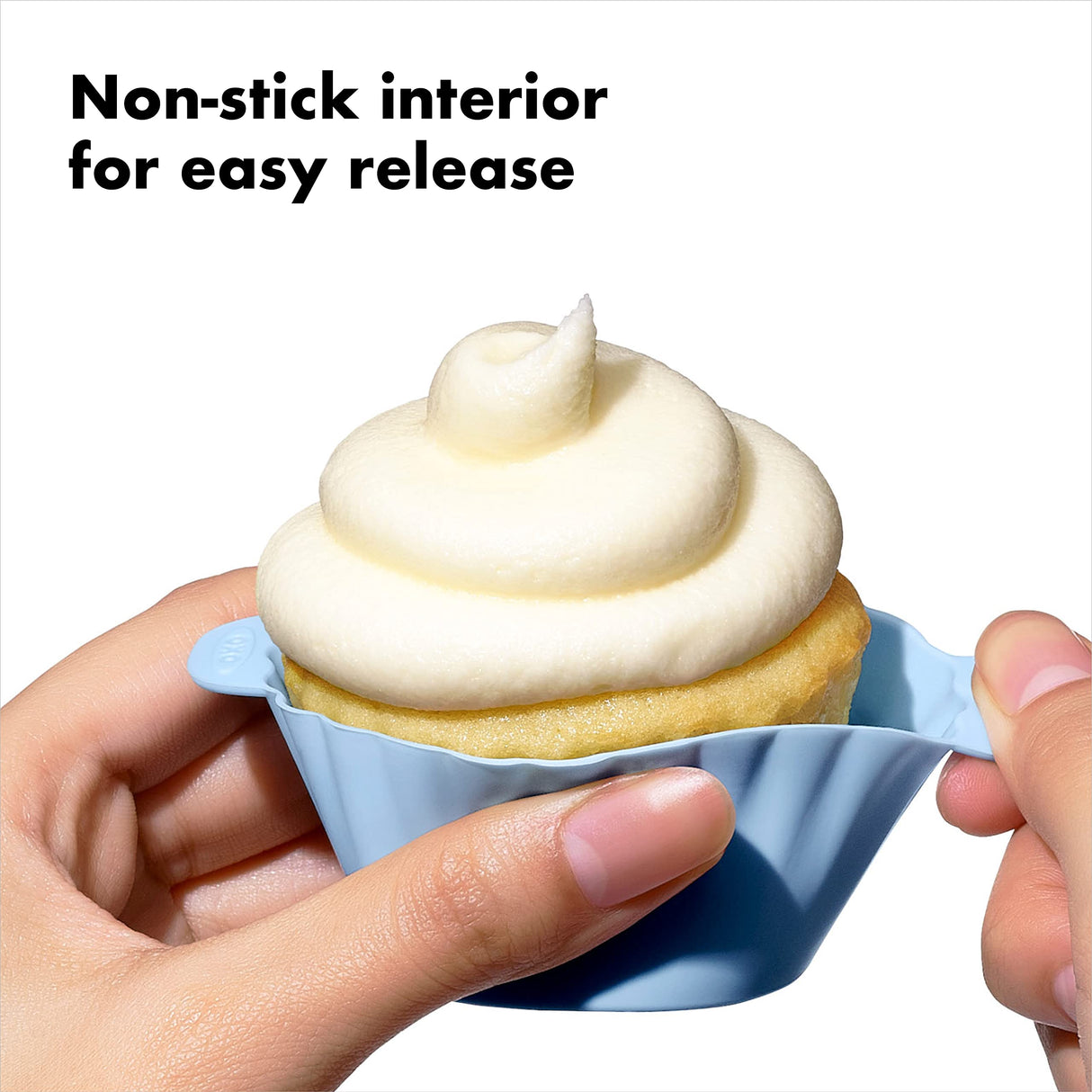 OXO Good Grips Silicone Baking [Cup]s, Pack of 12, Reusable, BPA-Free, Dishwasher Safe, Non-Stick, Food Grade, Cup]cake And Muffin [Liner]s OXO