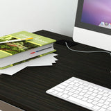 SHW Home Office 55-Inch Large Computer Desk, Espresso SHW