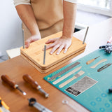 SCITROFACTORY 22PCS Book Binding Press Kits, Premium Book Binding Kit with Bone Folder, Press, and Supplies - Complete Bookbinding Set for DIY Projects and Repair SCITROFACTORY