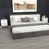 TaoHFE Modern White Nightstand Set 2 with Drawer Mid Century 22 Inch Bed Side Table Bedroom White Night Stand Set of 2 Bedside Table Set 2 White 2 Drawer Nightstand Table for Bed Room(2, White) TaoHFE