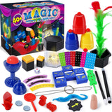 PATIFEED Magic Kit, Magic Tricks for Kids Age 6-8, 40 Magic Tricks with Instructions for Girls Boys Beginners to Perform, Gift for Boys Girls Kids PATIFEED
