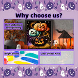 Arttoplus Halloween Paint by Numbers Kit for Adults Beginner-Pumpkin Adult Paint by Number Kits on Canvas, Horror DIY Acrylic Oil Painting by Numbers for Adults for Gift Home Wall Decor(16x20inch) Arttoplus