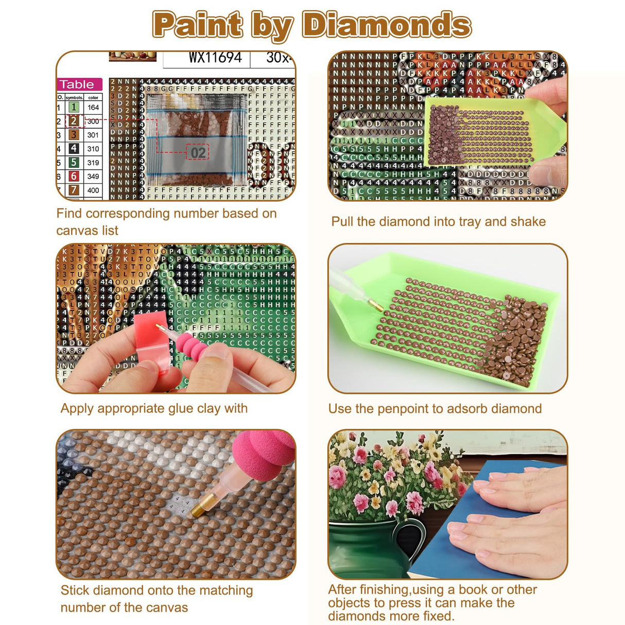 CEOVR Kitchen Diamond Art Kits for Adults, Food Diamond Painting Dots DIY Gem Art, Adult Crafts Kits Wall Decor for Home Office 12x16in CEOVR