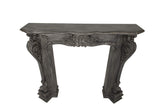 Creative Co-Op Decorative Wood Fireplace Mantel,Black Creative Co-Op