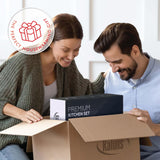 Kitchen Utensils Set 35 PCS Cooking Utensils Set, Nonstick and Heat Resistant Nylon Stainless Steel Silicone Spatula Set - Kitchen Gadgets Home Essentials Kitchen Accessories, Apartment Must Haves Kaluns