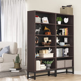 Tribesigns 70.8” Heavy-Duty Tall Bookcase & Organiser with 5-Tier Storage Shelves in Sandalwood Tribesigns