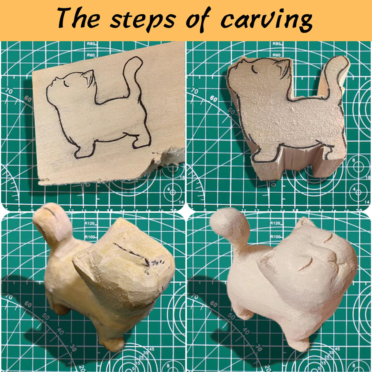 HILELIFE Basswood Carving Blocks 16 Pcs Bass Wood Blocks for Wood Carving Whittling Wood Smooth Basswood Blocks for Carving HILELIFE