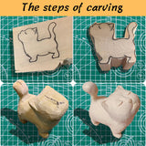 HILELIFE Basswood Carving Blocks 16 Pcs Bass Wood Blocks for Wood Carving Whittling Wood Smooth Basswood Blocks for Carving HILELIFE