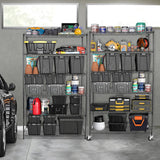 WDT 6 Tier Shelf Shelving Unit with Wheels,Adjustable Metal Shelves for Storage, NSF Black Wire Shelving Rack, 2100Lbs Capacity Heavy Duty Shelving Storage Shelves for Kitchen Garage,47" Dx17 Wx80 H WDT