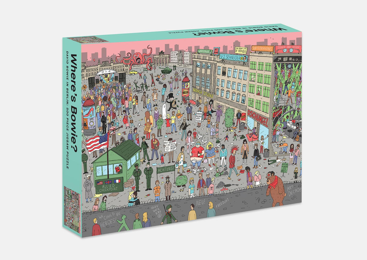 Where's Bowie?: David Bowie in Berlin: 500 Piece Jigsaw Puzzle Smith Street Books
