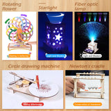 STEM Toys Wooden Building Kit for Kids Ages 8-12, Physics Wood Craft Set, DIY Science Building Projects for 6-8 with Hands-on Learning Activities - Educational Science Craft Model Kit Wzzkppa