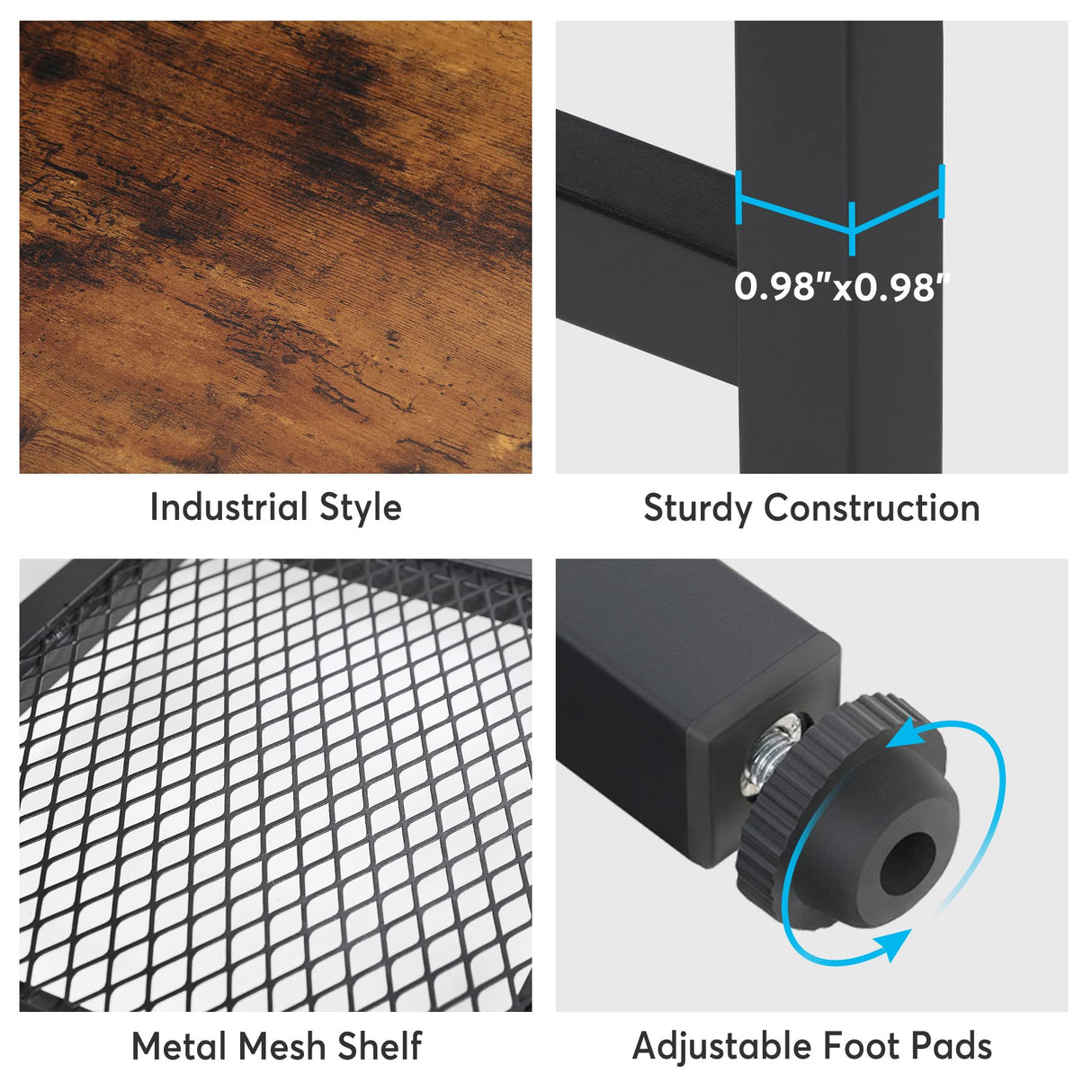 Tribesigns 78 Inch TV Stand for TVs up to 85 Inch, Media Entertainment Center Console Table, Industrial 3-Tier TV Console Table with Storage Shelves for Living Room, Entertainment Room Tribesigns