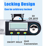 Yangoutool Digital Angle Ruler 20inches/500mm Stainless Steel Digital Angle Finder and Protractor Large Gauge Precision Measuring Tool for Woodworking Metalworking and Construction Yangoutool