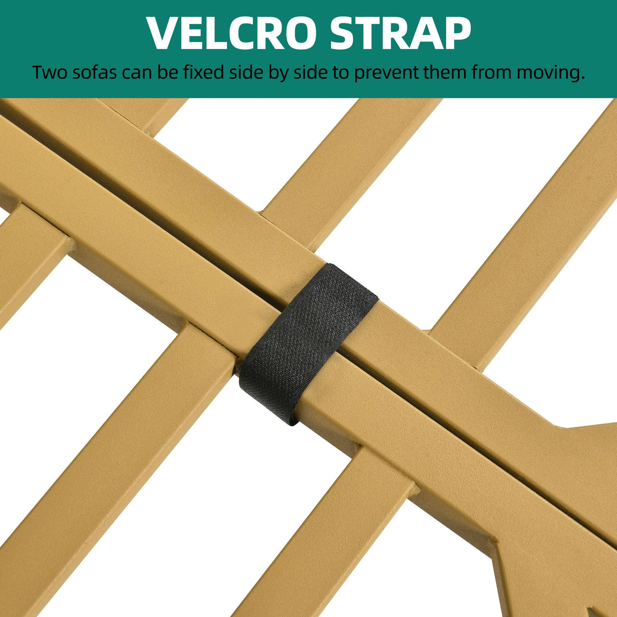 YITAHOME Patio Furniture Set, 6 Pieces Outdoor Rattan Woven Sectional Sofa Patio Loveseat with Ottoman and and Side Table, Conversation Set for Backyard, Porch, Boho - Beige YITAHOME