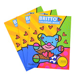Britto Coloring Book for Adults & Teens – Cute Animal Characters, Easy Large-Print Pages, Stress-Relief & Mindful Relaxation Art Therapy Britto