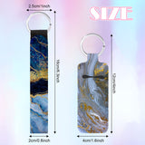 Yisong 40 Pieces Sublimation Blank Wristlet Lanyards with Lipstick Holder Keychains, Blank Neoprene Wristlet Lanyards Strap with Blank Lipstick Keychain Holder Set for Heat Transfer Craft DIY Yisong