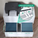 IKIMI 5 Drawer Lateral File Cabinets with Lock Office Filing Cabinet Steel Storage Cabinet Wide Horizontal Filing Metal Cabinets for Files Legal/Letter/A4 Size Assembly Required IKIMI