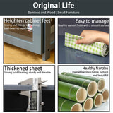 iusyugh 5 Tier Curio Display Cabinet, Storage Shelves with Acrylic Glass Door, Collectibles Toy Organizers Rack & Display Shelf, Kids Bookcase for Bedroom, Reading Nook, Toddler's Room iusyugh