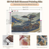 CEOVR Sports Car Diamond Painting Kits for Adults, Eagle Diamond Art Dots 5D Full Drill DIY Gem Art for Beginner, Adult Crafts Kits Arts and Crafts, Wall Decor for Home Office 12x16in CEOVR