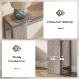 Tribesigns 70.9-Inch Extra Long Console Table, Farmhouse Wood Sofa Table Behind Couch, Narrow Entryway Accent Table for Living Room, Hallway, Entrance, Foyer, Grey Tribesigns