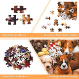 100 Piece Puzzles for Kids Dog Puzzle 100 Piece Puzzles for Adults Puppy Group Photo Puzzles 100 Pieces for Adults, 100 Piece Puzzles for Seniors, Kids Puzzles 100 Piece Dogs Selfie 100 Piece Puzzle CHengQiSM