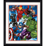 Dimensions PaintWorks Marvel Avengers Paint by Numbers for Adults and Kids, Finished Project 16" x 20", Multicolor 21 Piece Dimensions