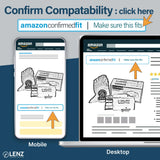 LENZ EV Charging Adapter for Tesla to J1772 (ONLY for J1772 EVs) Max 80 Amp, 240V, Ultra-Compact Design, Connect to Tesla Mobile Connectors and Destination Chargers (NOT Superchargers) LENZ