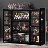 FVTVHEV Display Cabinets Display Case with Acrylic Doors Collection Display Case Curio Cabinet Collectibles Toy Organizers Rack Suitable for Home Office Bedroom Living Room Nursery(135x33x111cm) FVTVHEV