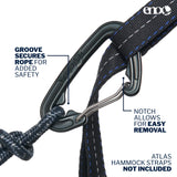 ENO DoubleNest Hammock - Lightweight, Portable, 1 to 2 Person Hammock - for Camping, Hiking, Backpacking, Travel, a Festival, or The Beach - Fade/Seaglass ENO