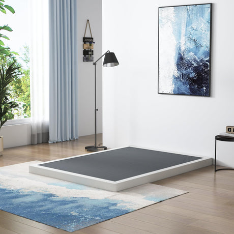 Vehowy Low Profile Box Spring King Size, 3 Inch Box Spring for King Bed, Heavy Duty Mattress Foundation, Metal Bed Base,Non-Slip,Easy Assembly Vehowy