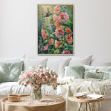 Flower Hummingbird Puzzle for Adults 1000 Pieces Nature, Pretty Bird Jigsaw Puzzle, Beautiful Floral Garden Puzzle BBOLDIN