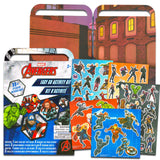 Marvel Store Spiderman Puzzle Tin Bundle - 4 Pc Set Includes Spiderman Puzzle Tin (48 pc), Stickers, Poster and More | Spiderman Gift Set Marvel