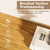 EASYEGO Fireplace Mantel Shelf 72", Rustic Wood Mantles for Over Fireplace, Handcrafted Floating Mantel Shelf, Wall Mounted Farmhouse Decor, with Brushed Surface Workmanship(72Lx8Dx5H, Rustic Natural) Easyego