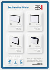 Wallet Denim Jean Purse Blank Dye Sublimation Heat Press Thermal Transfer Small Craft 12 x 10 cm SFS BLANK