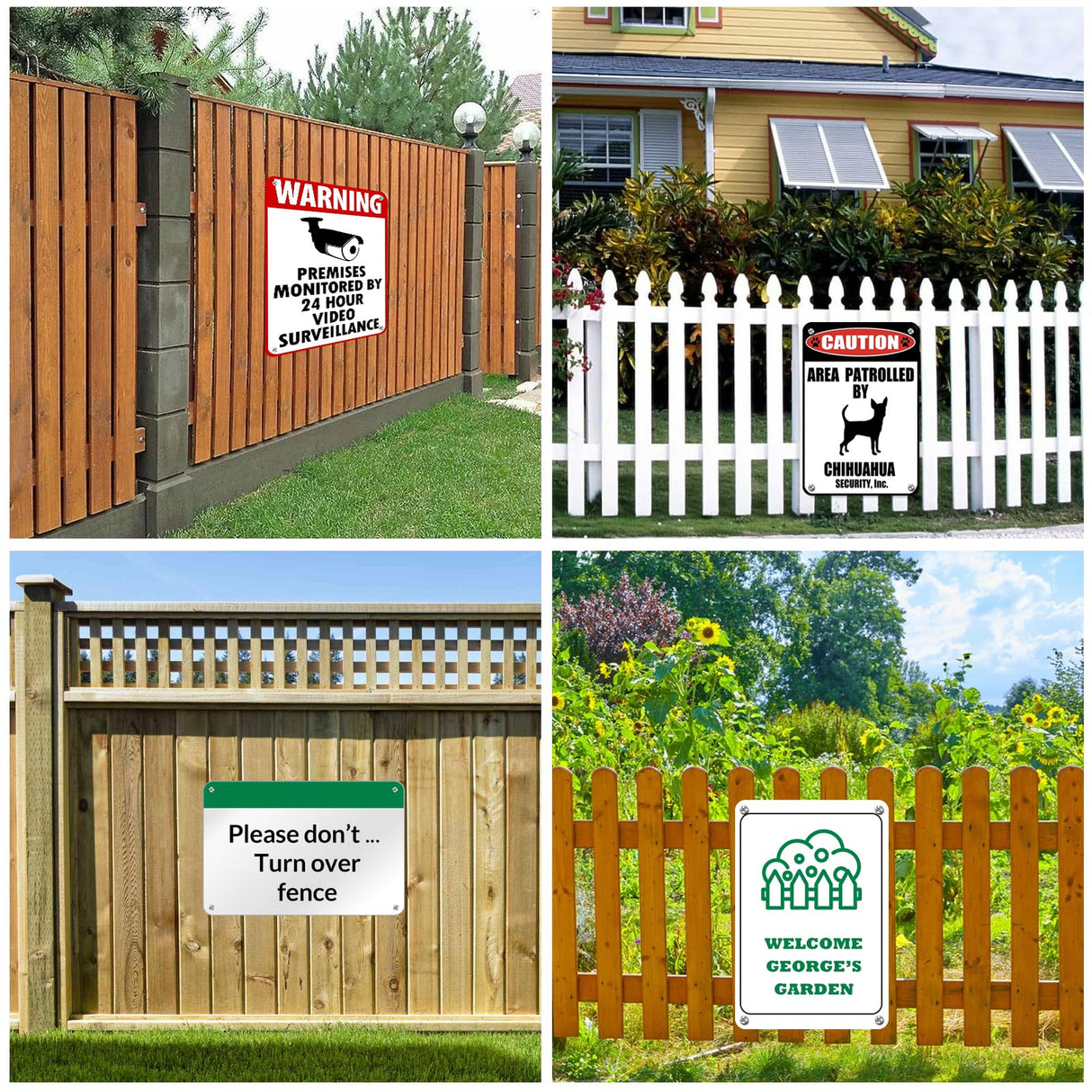 4 Pack 8"x12" Aluminum Sublimation Metal Sign Blanks with Screws, 0.65mm Thickness Bulk Sublimation Blank Yard Signs, Heat Transfer UV Print Sublimation Photo Blanks for Outside, Wall Decor Ickimee