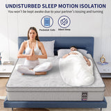 MSJh Twin Mattress 14 Inch,Memory Foam Mattress with Pocket Spring, Soft & Comfortable Medium Firm, Motion Isolation, Pressure Relief, CertiPUR-US Certified (75"*39"*14") MSJh