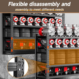 ZAOUS 5000LBS Metal Garage Shelving Unit 71" W Storage Shelves Heavy Duty 4 Tier Adjustable Garage Storage Racks Industrial Shelving Utility Rack Shelf for Warehouse/Basement 71" Wx24 Dx70 H ZAOUS