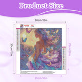 MAXBYE Diamond Paintings of Magic Elf, Fairy Diamond Art Kits for Adults, 5D Butterfly Girl Diamond Art Kits, Diamond Paintings for Home Décor Items, Extra 30% Diamonds, 12x12in MAXBYE