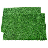 LOOBANI Dog Grass Pee Pads, Artificial Dog Grass Pads for Potty Tray, Fake Grass for Dogs to Pee On, Outdoor Indoor Pee Grass for Dog Potty (18*23 inch) LOOBANI
