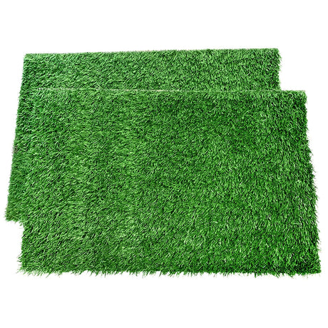 LOOBANI Dog Grass Pee Pads, Artificial Dog Grass Pads for Potty Tray, Fake Grass for Dogs to Pee On, Outdoor Indoor Pee Grass for Dog Potty (18*23 inch) LOOBANI