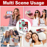 Weewooday 6 Pieces Sublimation Phone Case Covers Blank DIY Printable Phone Covers Anti-Slip Shockproof Customize Heat Press Rubber Protective DIY Phone Case(Compatible with iPhone 11) Black Weewooday