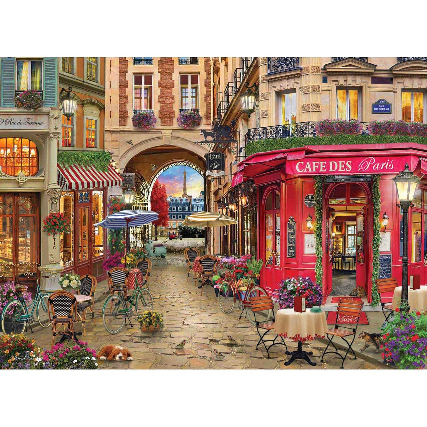 Anatolian Puzzle - Cafe des Paris, 1000 Piece Jigsaw Puzzle, #1134