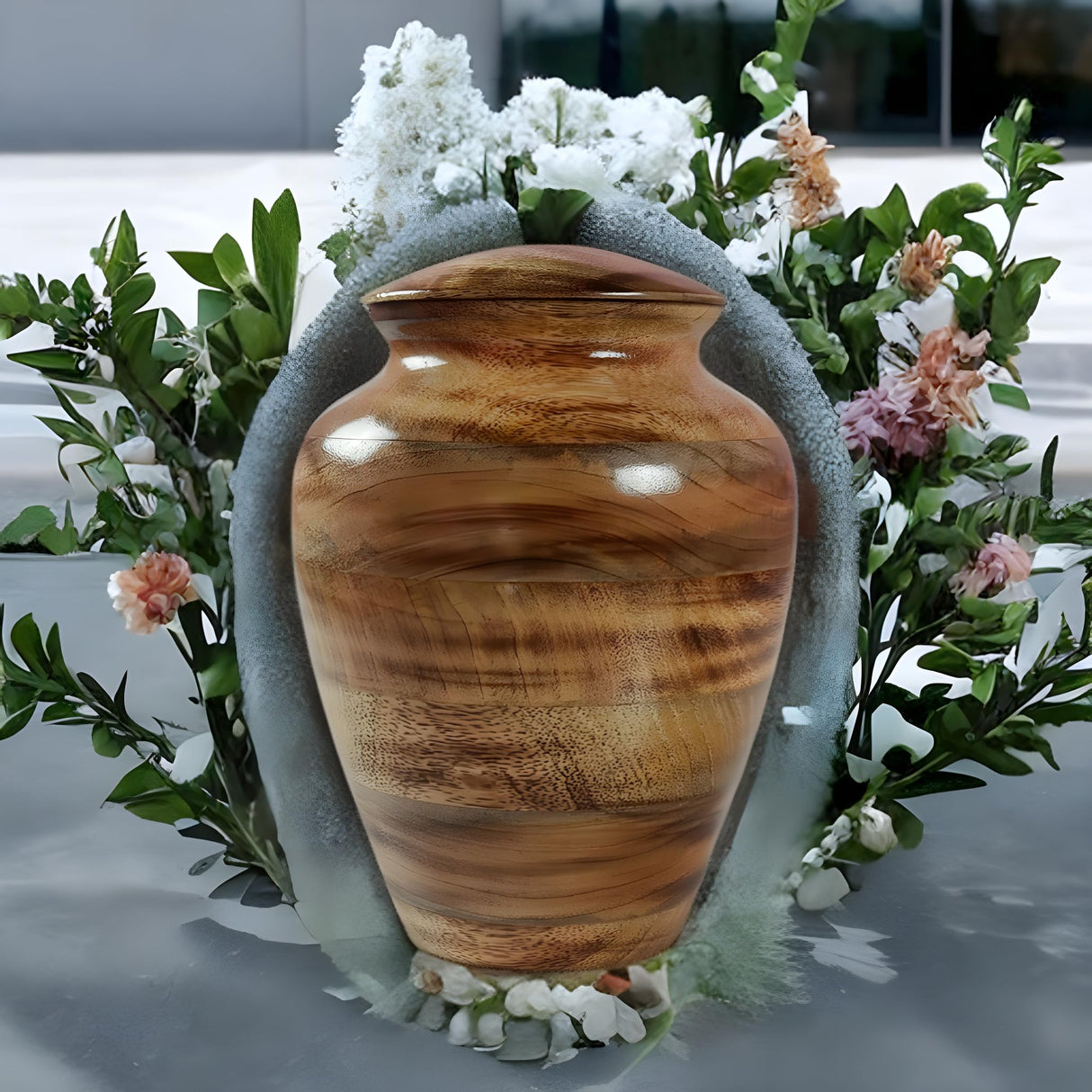 Cremation Memorial Urns for Human Ashes Adult Male Female Urns Box and Casket for Ashes Men Women Child Large Burial Funeral Urns for Ashes (A) Emporium Crafts