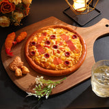 Roshtia 12 Pcs Pizza Peel, 17 x 12 Inches Wooden Pizza Peels for Making Pizza Wooden Pizza Paddle with Handle Hanging Pizza Cutting Board Spatula Paddle for Bread Cheese Kitchen (Acacia Wood) Roshtia