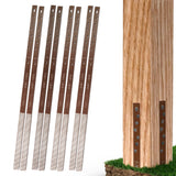 Post Buddy Pack of 8 Easy Fence Post Repair to fix 4 Broken Wood Posts, Fast and Easy to Install, Effective, Long-Lasting Post Buddy
