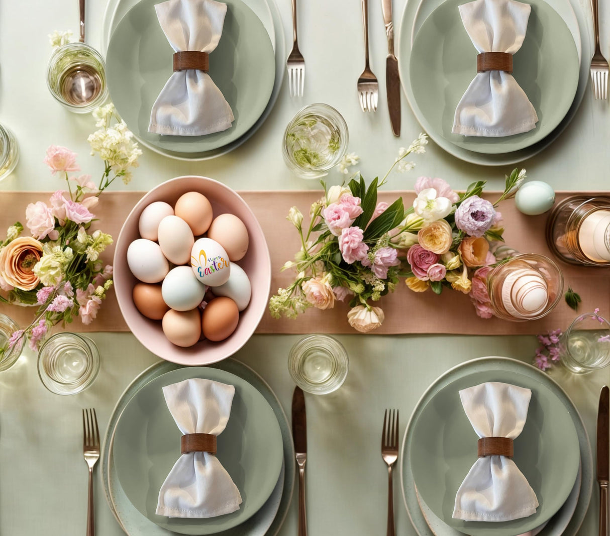 Ruvanti Cloth Napkins set of 12, 18x18 Inches Napkins Cloth Washable, Soft, Durable, Absorbent, Cotton Blend. Table Dinner Napkins Cloth for Hotel, Lunch, Restaurant, Weddings, Events, Parties - White RUVANTI